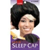 Qfitt Jumbo Satin Sleep Cap Black #153 2 Qfitt Jumbo Satin Sleep Cap Black #153 -Primal Shop 0006829 x large satin sleep cap