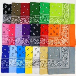 Bandana -Primal Shop 155411340 100 cotton usa made paisley bandanna bandana 30 colors