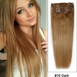 Honey Blonde Clip In 7 Pcs 18" 15 Honey Blonde Clip In 7 Pcs 18" -Primal Shop 2ec204acfa4406da12c8adfc71e6aa56 remy human hair human hair extensions