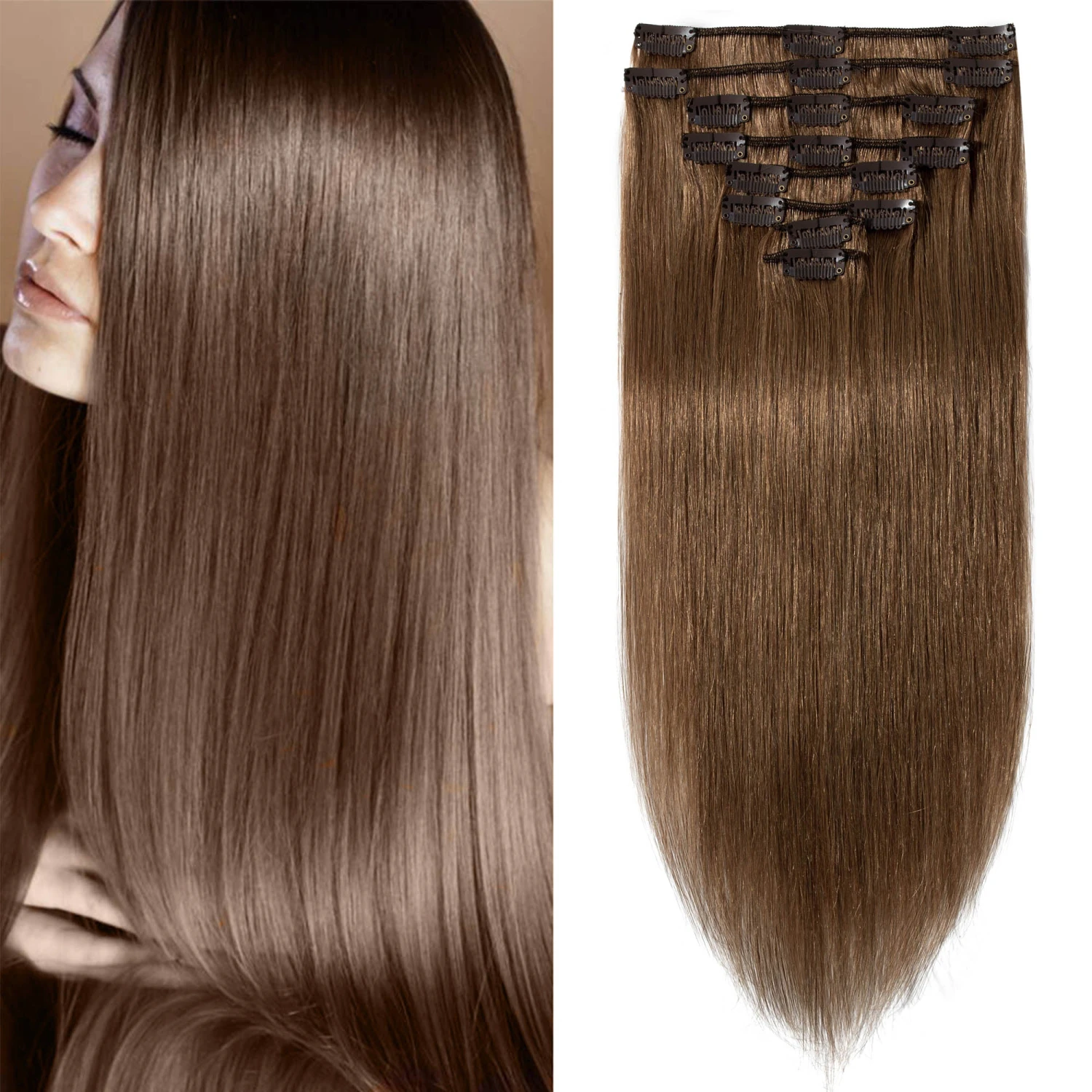 Natural Way Clip In 18" 3 Natural Way Clip In 18"