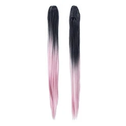 Black To Pink Ombre Straight Ponytail -Primal Shop 31BGrpsQdJL. SL500
