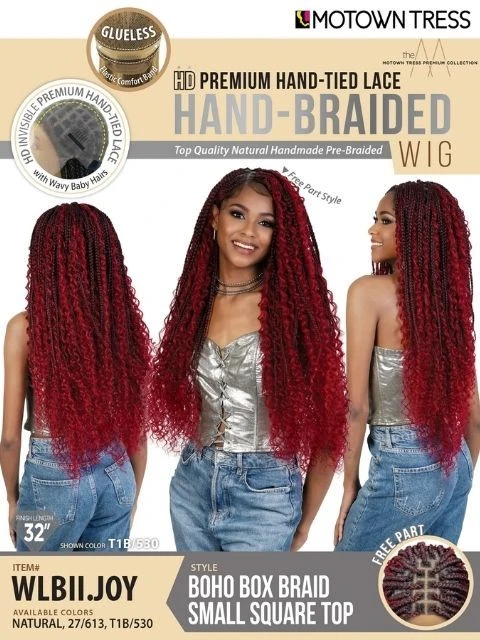 HD Boho Box Braids Wig 7 HD Boho Box Braids Wig - Image 5