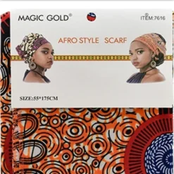 Afro Style Head Wrap -Primal Shop 3 2