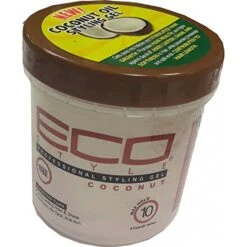 Eco Style Hair Gel Coconut Oil 7 Eco Style Hair Gel Coconut Oil -Primal Shop 518Ss99U44L