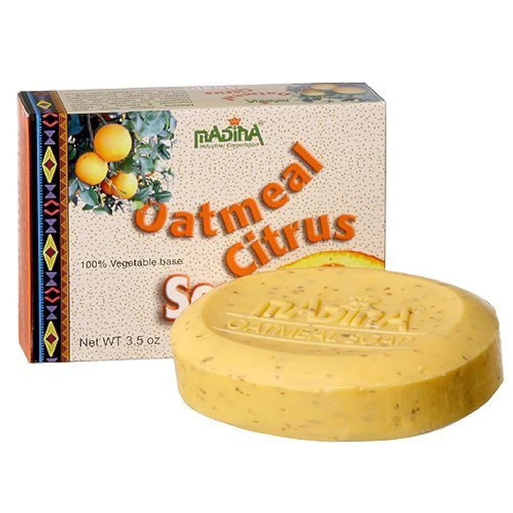 Madina Oatmeal Citrus Soap 3 Madina Oatmeal Citrus Soap