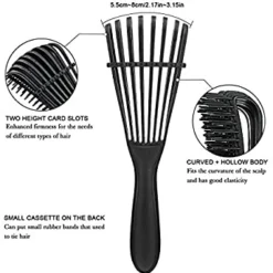 Detangling Brush For 3/4abc Hair -Primal Shop 51r4FRbktbL. AC SY350