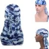 Silky Satin Durag- Camo Blue -Primal Shop 612xeU523JL. AC UX679