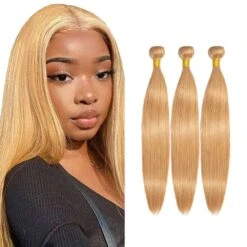 20A Single Straight Honey Blonde