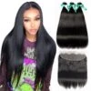 20A Straight 3 Pcs + 13 X 5 Closure