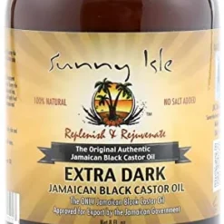 Sunny Isle Castor Oil Extra Dark 8 Oz