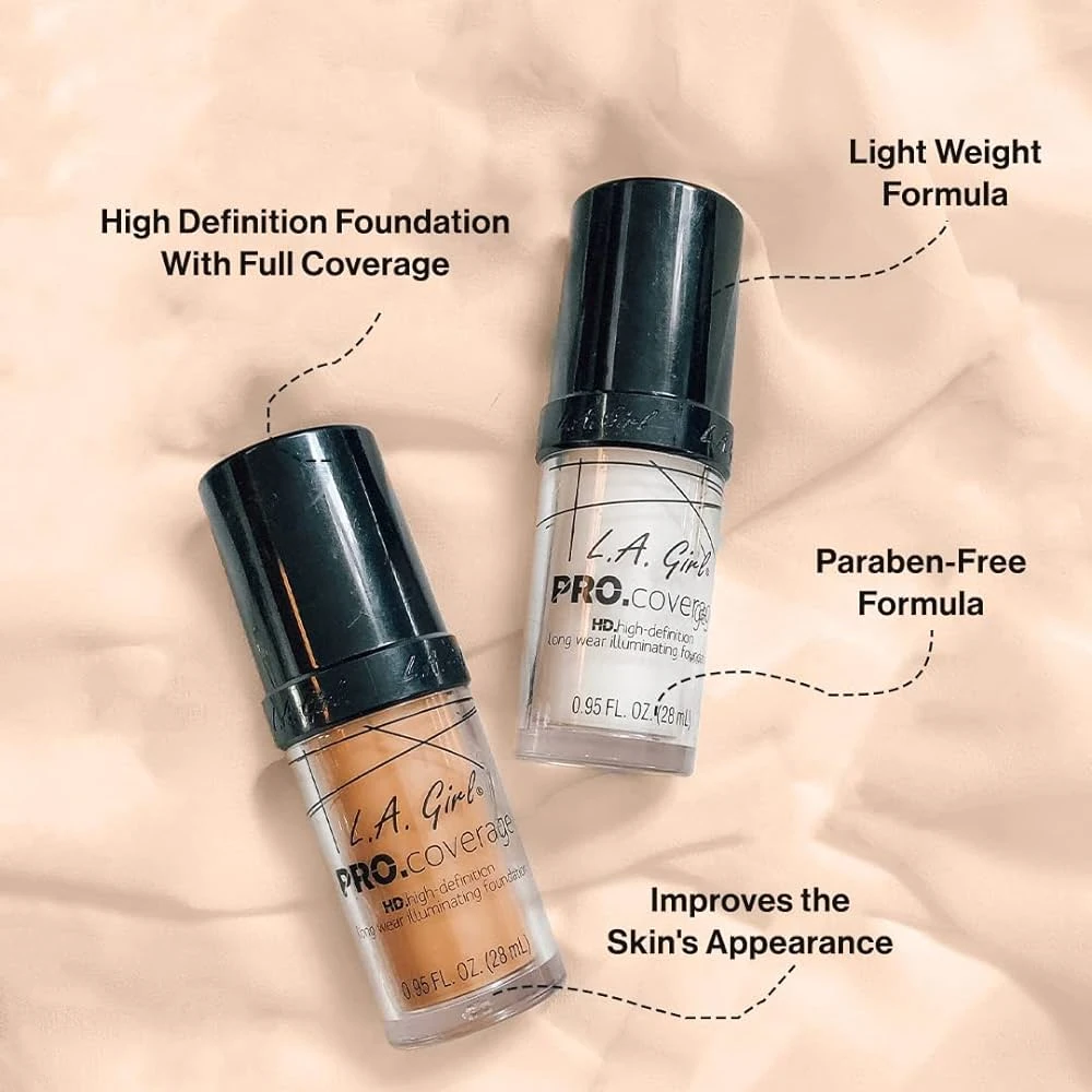 LA Girl Pro Coverage Illuminating Foundation 4 LA Girl Pro Coverage Illuminating Foundation - Image 2