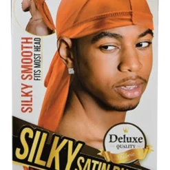 Silky Satin Durag- 4801 Orange