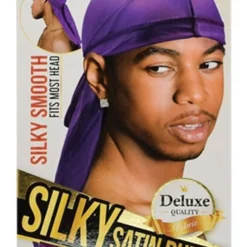 Silky Satin Durag- 4801HPURPLE