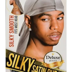 Silky Satin Durag- 4801 Gray