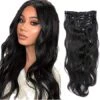 Synthetic Clip In Body Wave 7 Pcs 20" -Primal Shop 714CFUtHsLL. AC SY450