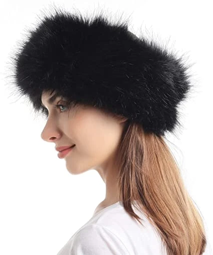 Luxury Faux Fur Headband 4 Luxury Faux Fur Headband - Image 2