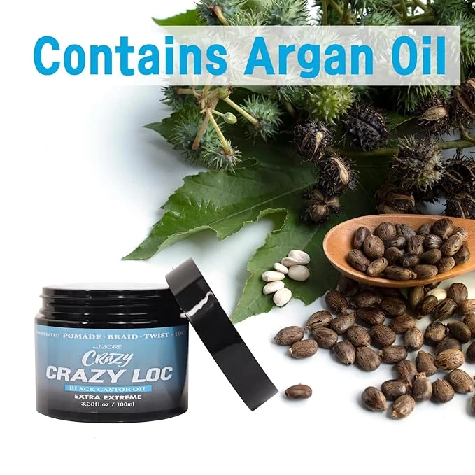 Crazy Loc Black Castor Oil Gel 3 Crazy Loc Black Castor Oil Gel