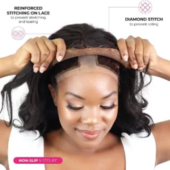 Velvet Scarf & Wig Grip Headband