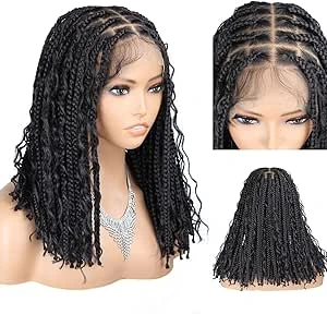 Whole Lace Braid Wig Triangle Boho Box Bob 5 Whole Lace Braid Wig Triangle Boho Box Bob - Image 3