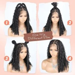 Whole Lace Braid Wig Triangle Boho Box Bob 15 Whole Lace Braid Wig Triangle Boho Box Bob -Primal Shop 71sbMDKpDFL. AC SX679 1