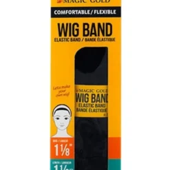 Elastic Wig Band With Elastic Band- Black