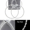 Silver Hoop Earrings