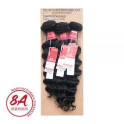 8A Pineapple Curl -Primal Shop 8a loose deep curl 3pcs bundle