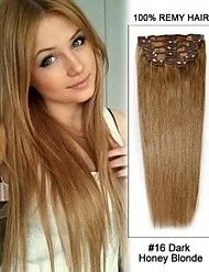 Honey Blonde Clip In 7 Pcs 18" 13 Honey Blonde Clip In 7 Pcs 18" -Primal Shop 9a9831075aba8aaab8b4fce164b00532