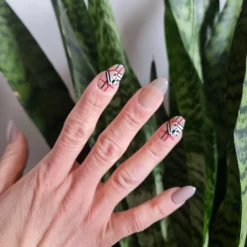 Almond Brown Press On Nails