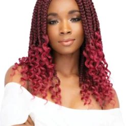 3x Box Braids With Coily Ends