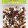 #BR9-BNM -pk -Primal Shop BR9BNM EdenXLGBlisterMedRoundBead BrownTone BR9 BNM pk