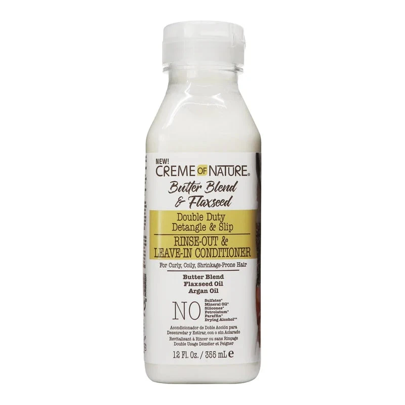 Creme Of Nature Flaxseed Rinse Out & Leave In Conditioner 3 Creme Of Nature Flaxseed Rinse Out & Leave In Conditioner