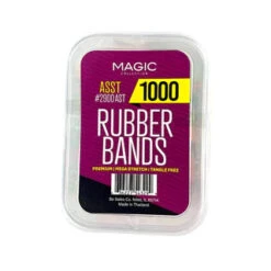1000 Black Rubber Bands