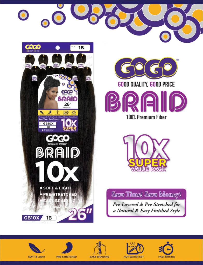 Gogo Braid 10x 52" 3 Gogo Braid 10x 52"