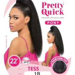 Drawstring Ponytail Tess 7 Drawstring Ponytail Tess -Primal Shop HT Pretty Quick Pony Tess 1