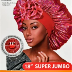 Rose Satin Day & Night Cap- #99244