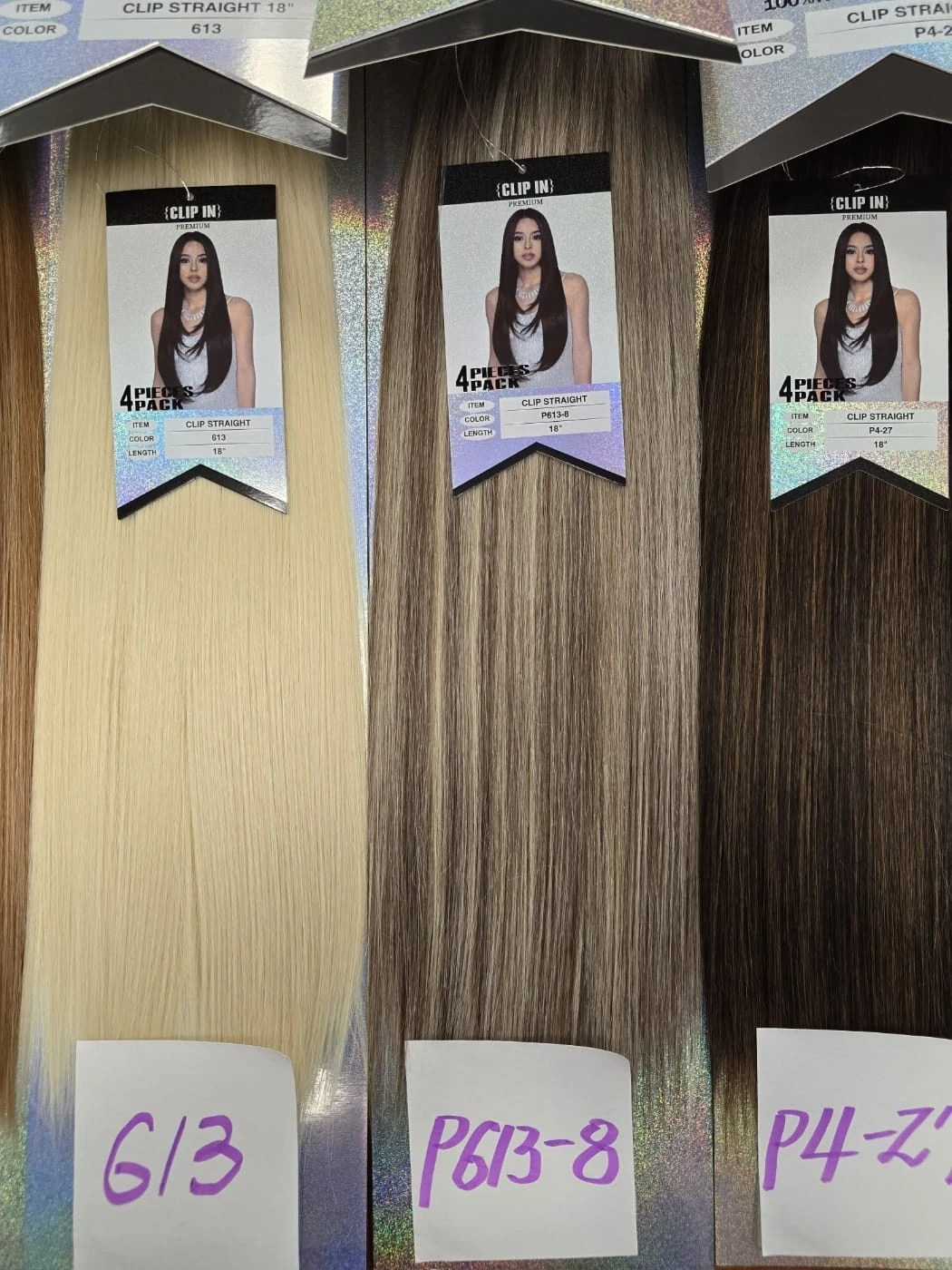 Indu Clip In Premium Synthetic Extensions 5 Indu Clip In Premium Synthetic Extensions - Image 3