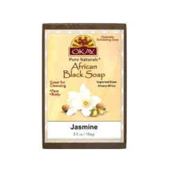 Okay African Black Soap With Jasmine