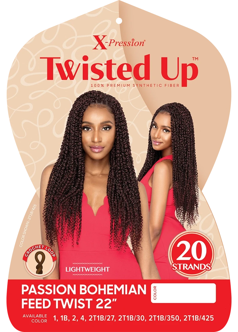 Outre Passion Bohemian Feed Twist 22" 5 Outre Passion Bohemian Feed Twist 22" - Image 3
