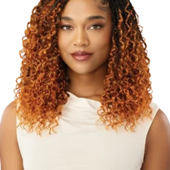 Boho Box Braid 12" 13" 14" 10X -Primal Shop KXTU Boho Box Braid 12 13 14 10X CT Copper Orange Main