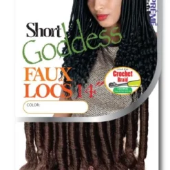 Short Goddess Locs 14"