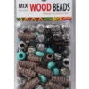 Magic Gold Mix Wood Beads 04 -Primal Shop MG07374 MagicGoldMixWoodBeads MG07374 pc