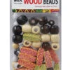 Magic Gold Mix Wood Beads 05 -Primal Shop MG07375 MagicGoldMixWoodBeads MG07375 pc