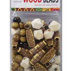 Magic Gold Mix Wood Beads 06