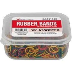 500 Assorted Rubber Bands