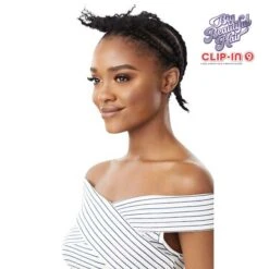 Outre Clip In 9 Pcs 4C Corkscrew Afro 10" 20 Outre Clip In 9 Pcs 4C Corkscrew Afro 10" -Primal Shop OUTRE BIG BEAUTIFUL HAIR CLIP IN 9PCS 4C CORKSCREW AFRO S1