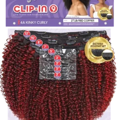 Outre Clip In 4A Kinky Curl -Primal Shop PKG BBH Clipin 9pcs 4A KINKY CURLY PKG