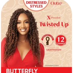 Butterfly Passion Twists 18" -Primal Shop PKG KXTUBPT18 BONITA BUTTERFLY PASSION TWIST 18 HT 1