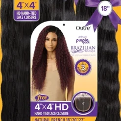 Outre Purple Pack Brazilian French Wave 9 Outre Purple Pack Brazilian French Wave -Primal Shop PKG Purple Pack Brazilian Boutique 4x4 HD Natural French 182022