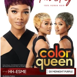Outre 100% Human Hair Esme 10 Outre 100% Human Hair Esme -Primal Shop PKG QHFCQESM Color Queen Esme HT 1